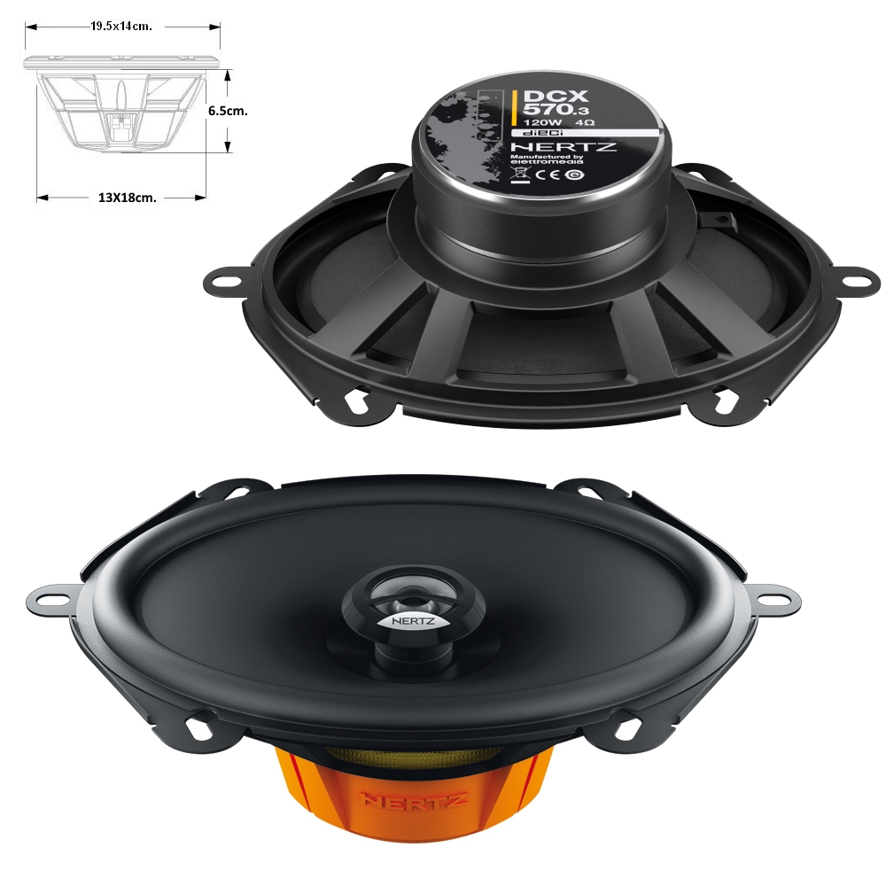 Говорители за автомобил HERTZ DCX-570.3 5x7