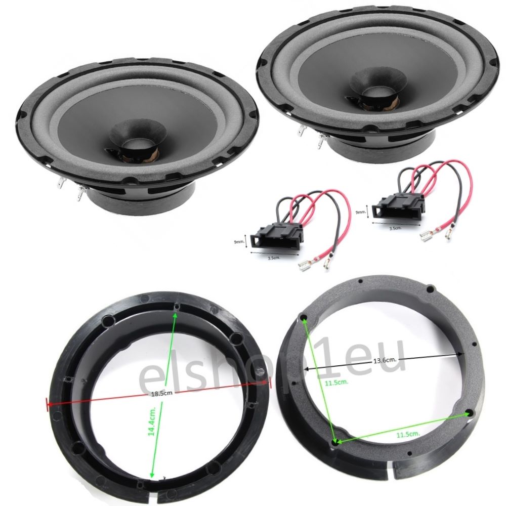 KIT AUDIO SKODA FABIA MK1 IT Комплект авто говорители и фланци за SKODA FABIA MK1