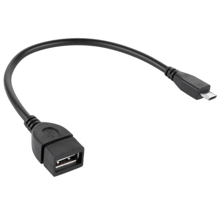 KAB MICRO USB-USB J OTG Кабел MICRO USB-USB женско OTG 20cm.