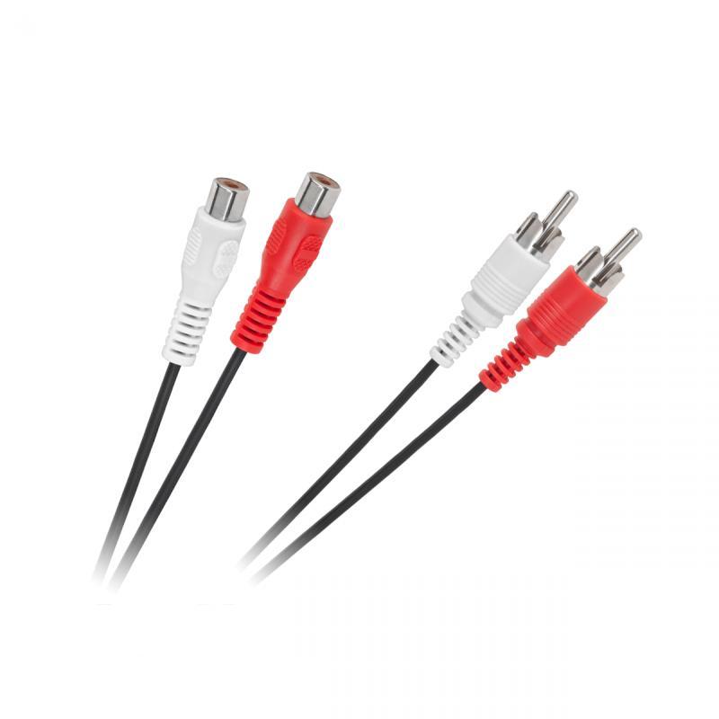 KAB 2RCA/2RCA J 10M Кабел удължител чинч 2RCA/2RCA J 10M