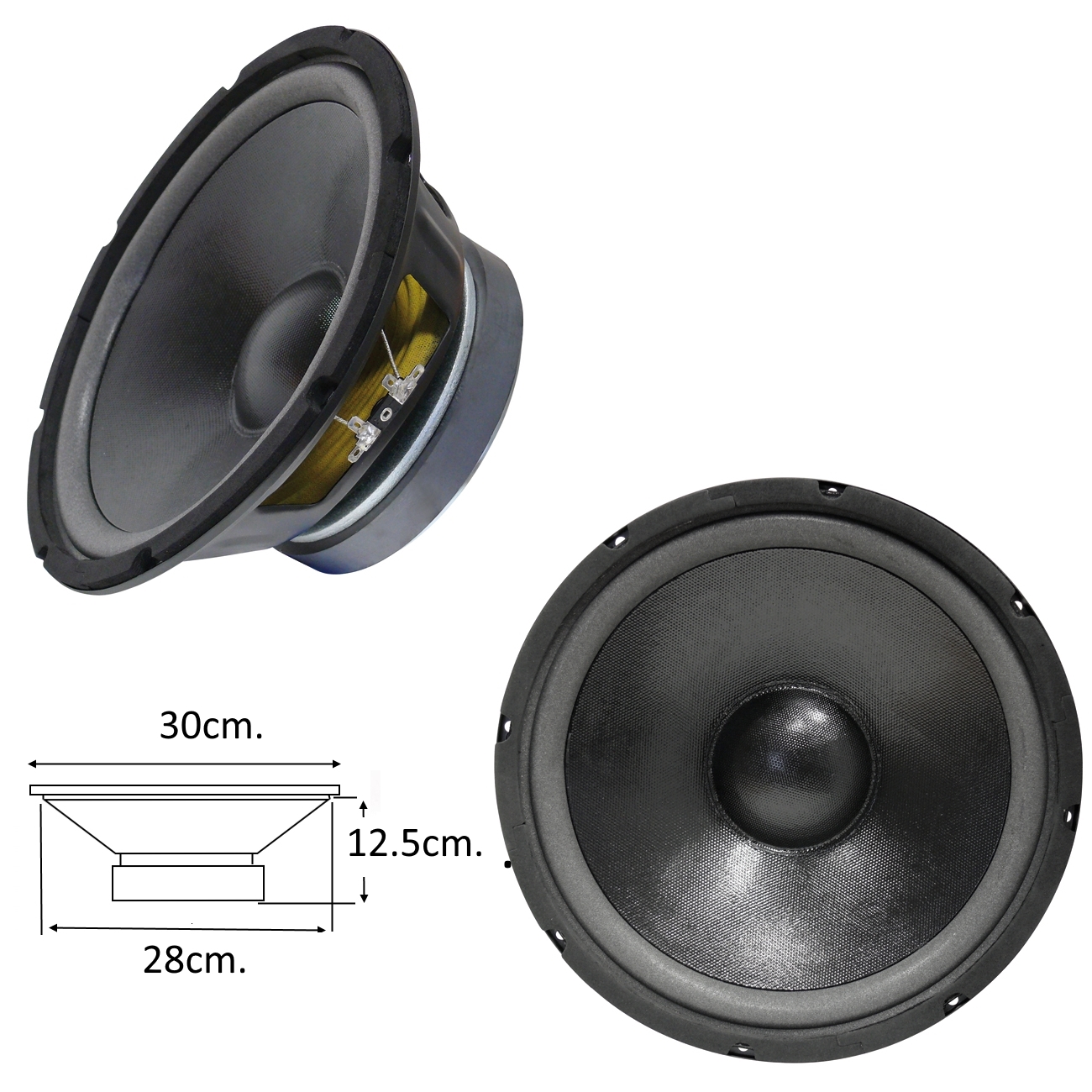 GOV 300MM 8OHM HI-FI Нискочестотен говорител бас 12