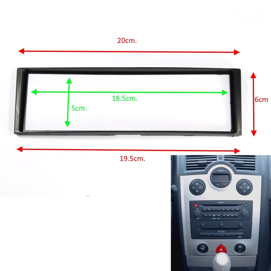 RAM RENAULT MEGANE 2002- Рамка за автомобилно радио RENAULT MEGANE 2002-