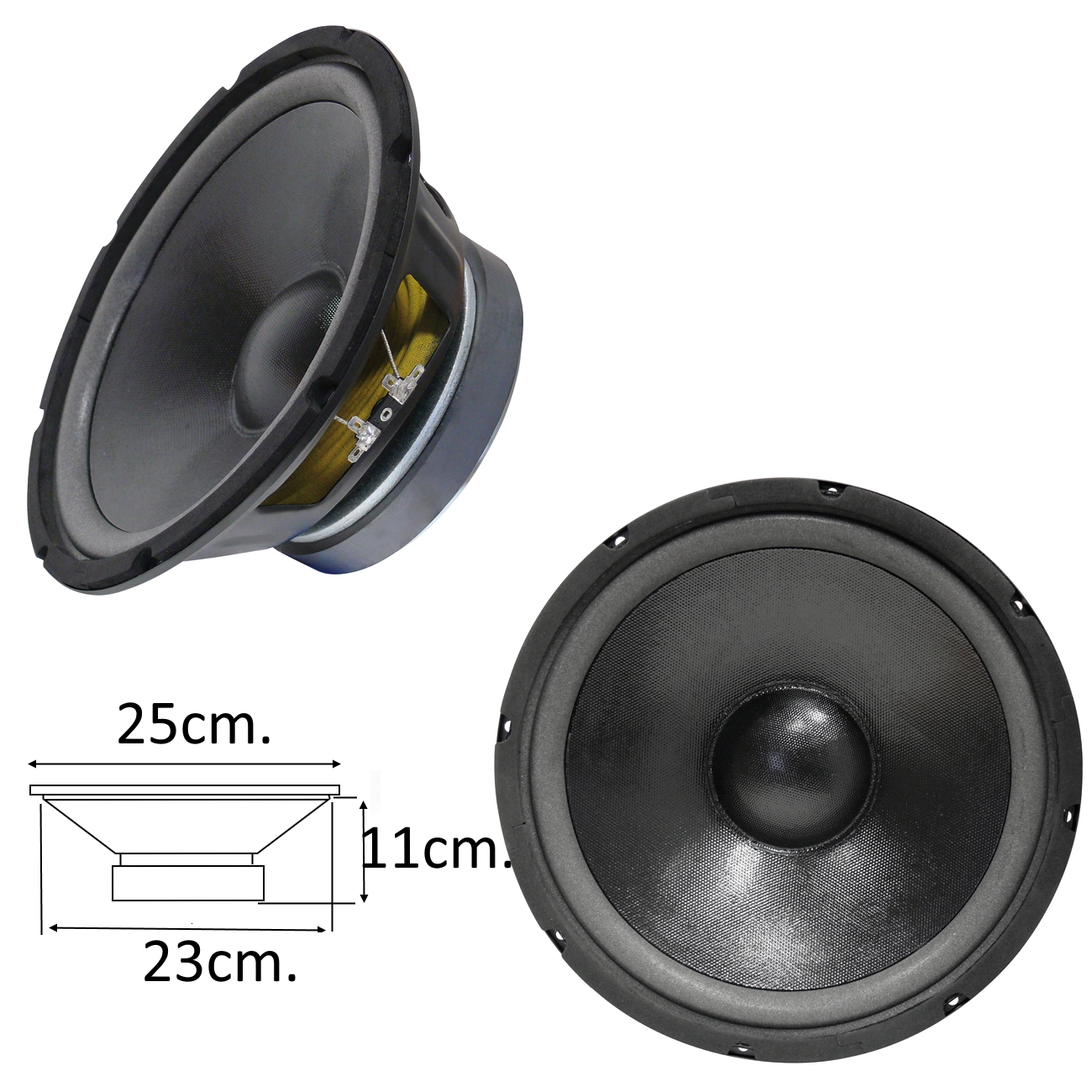 GOV 250MM 8OHM HIFI Нискочестотен басов говорител 10