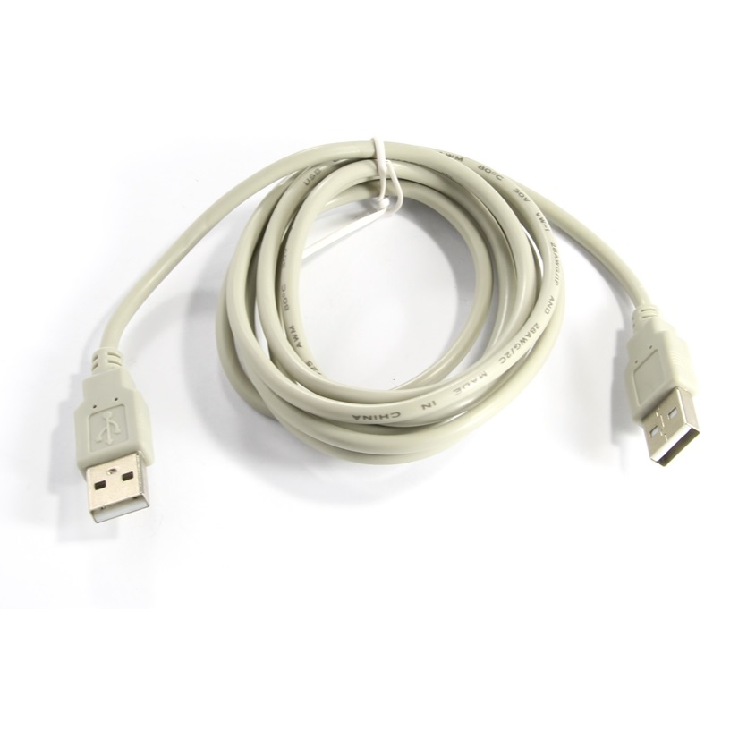 Кабел USB A-A 2.0 1.8m.