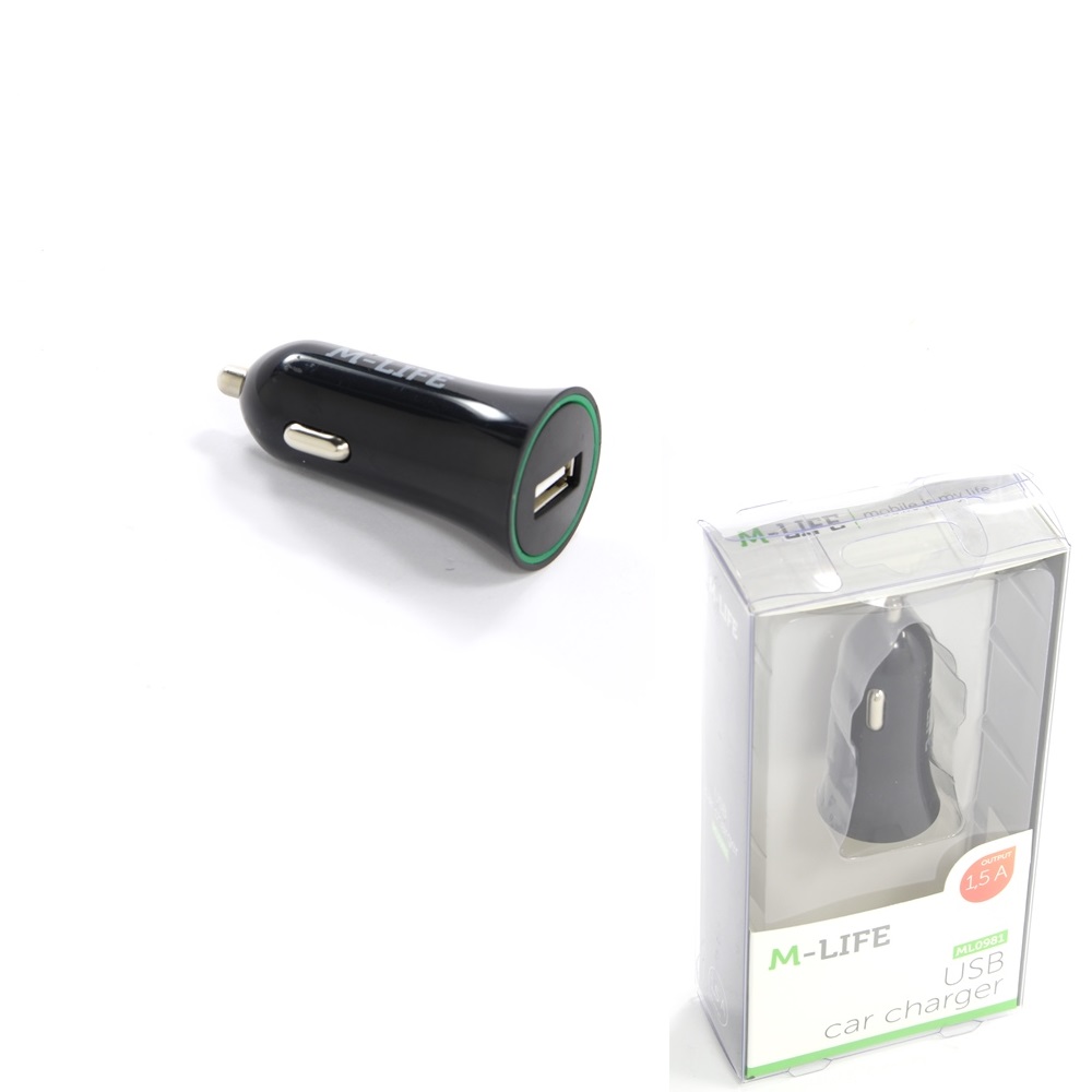 Зарядно за кола камион автомобил USB 12V-24V/5V 1.5A за телефон таблет