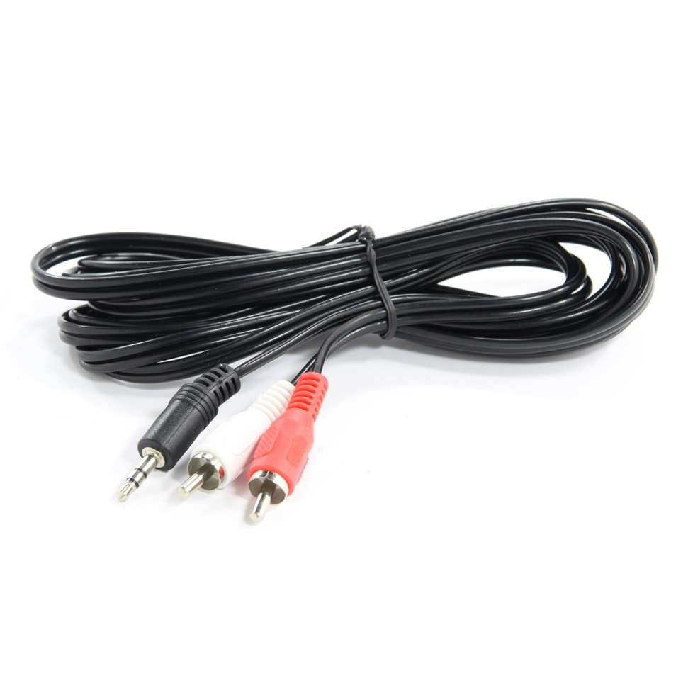 Кабел жак 3.5/2 RCA 1.2m. стерео