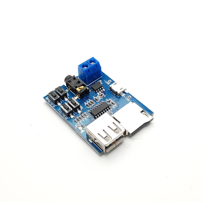 Платка, модул MP3, USB/TF,2W