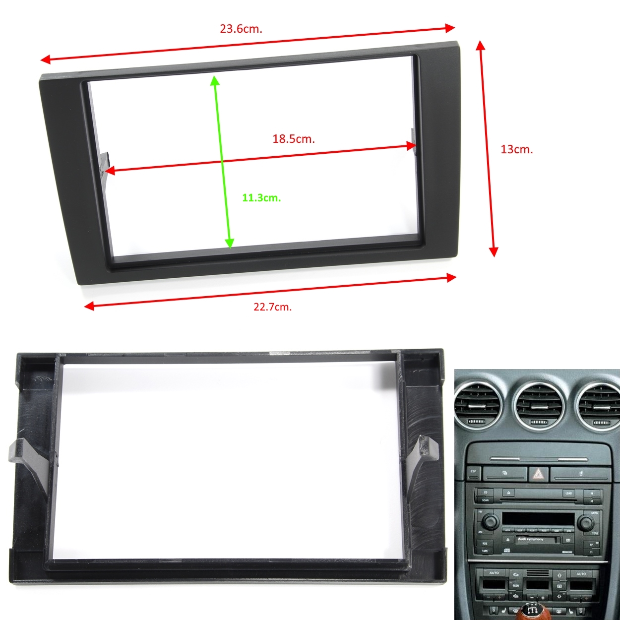 Рамка за мултимедия AUDI A4, B6, B7,2DIN