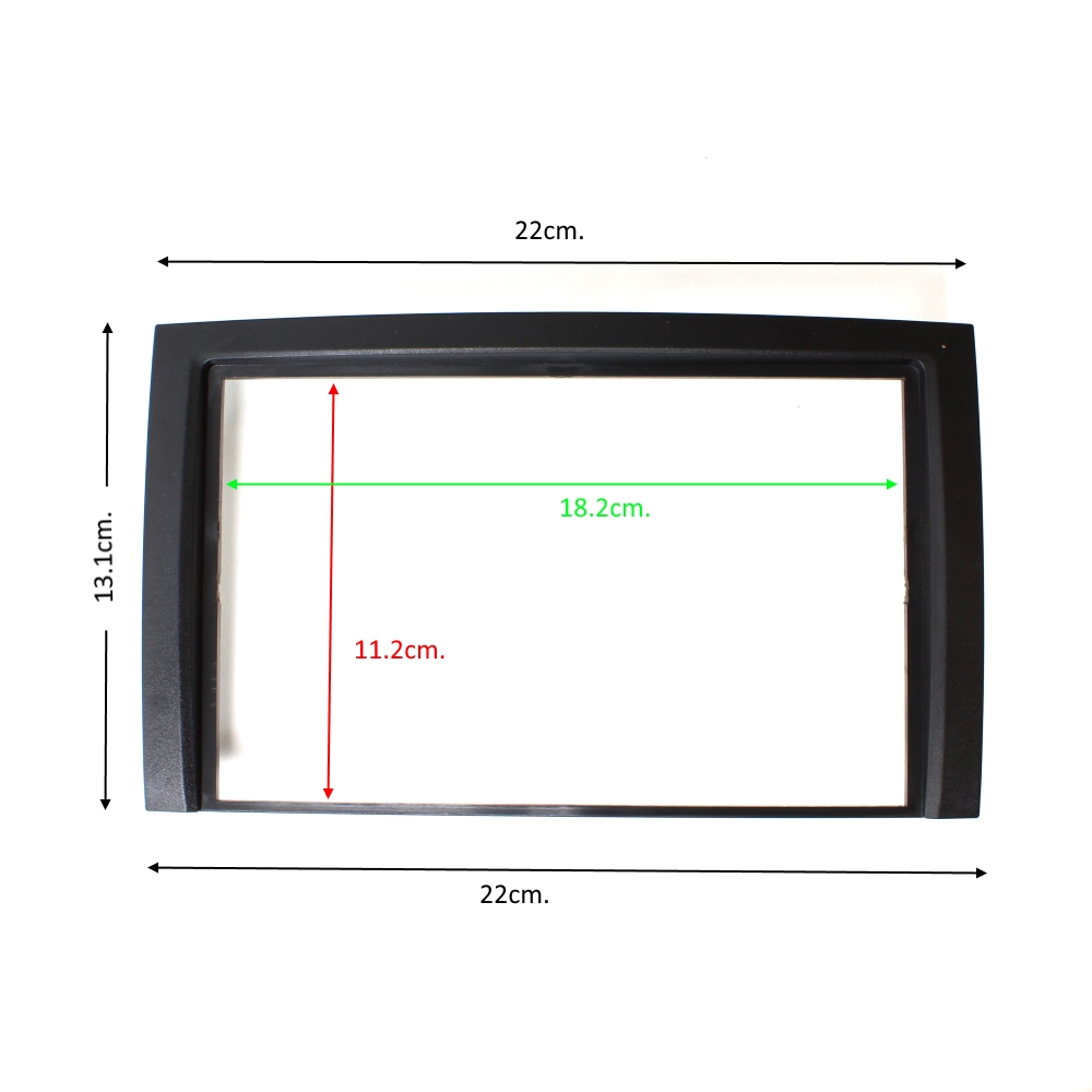 Рамка за автомобилно радио и мултимедия SKODA FABIA 2003>2006 2DIN