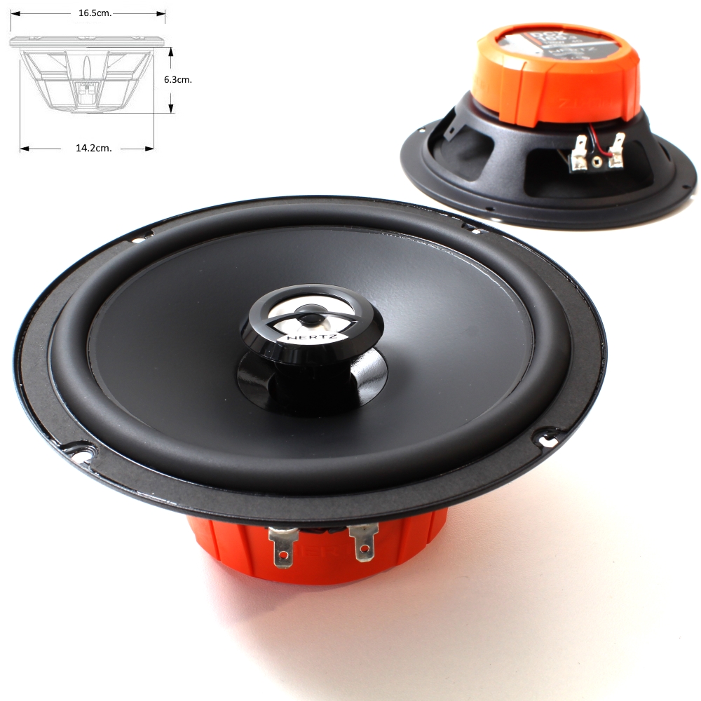 Говорители за автомобил HERTZ DCX-165.3 6.5" 16.5cm. 2бр.