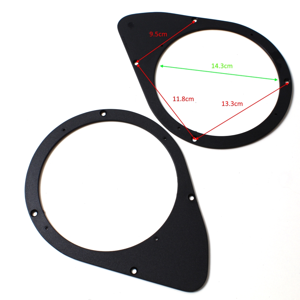 Фланци за говорители FIAT 500 STILO 3D 165mm. Комплект 2бр.