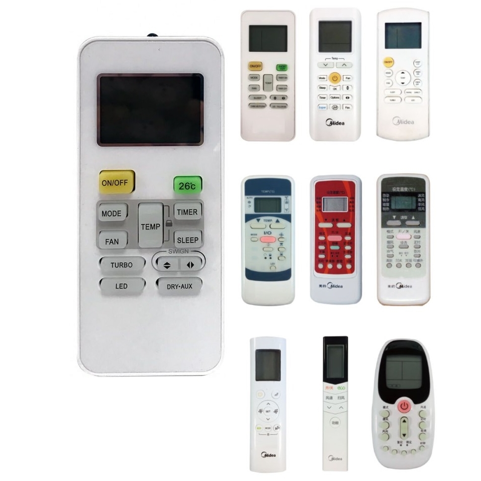 Дистанционно за климатик Rn02, RG52, MIDEA, ROMSATAL, BEKO, MD01V
