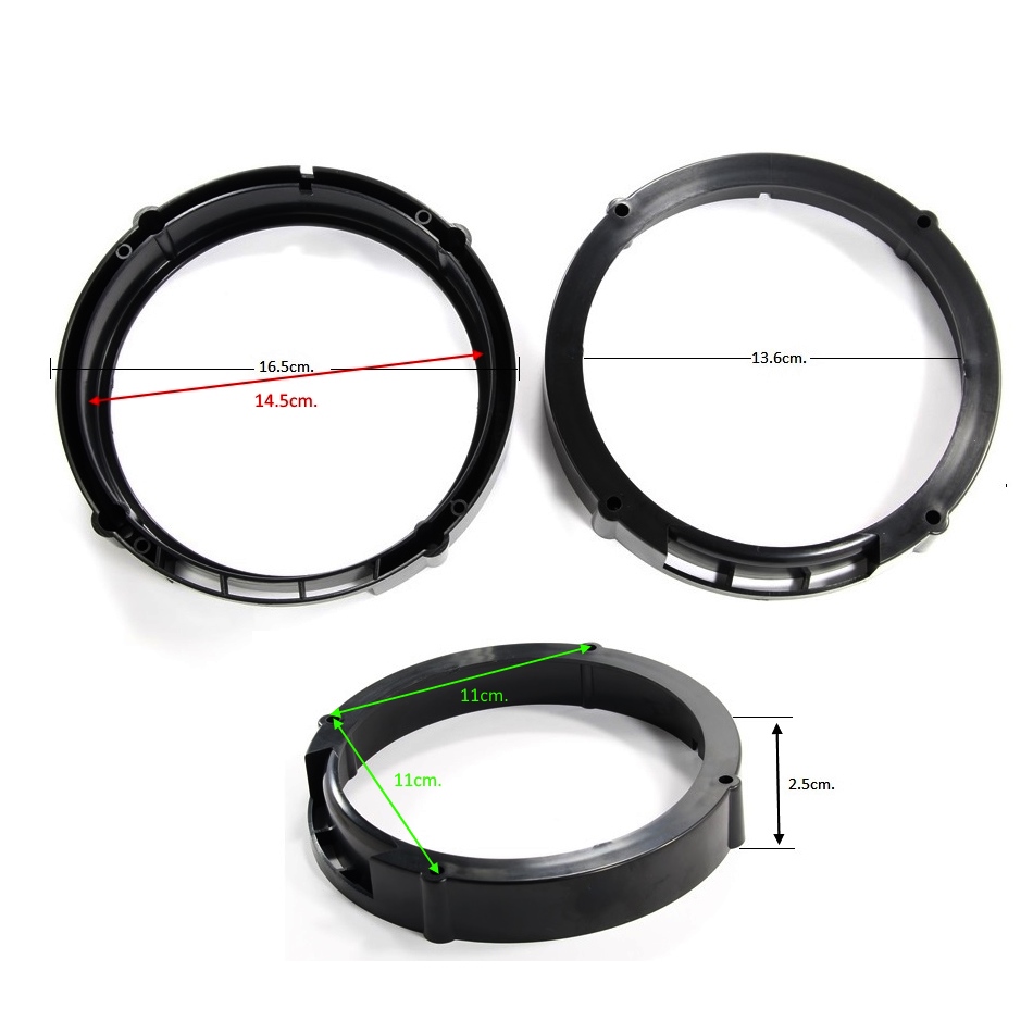 Фланци за говорители VW POLO 9N, SEAT, IBIZA III 6L, LEON II 1P,2бр.