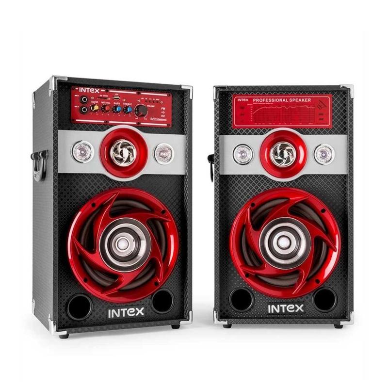 Тонколони с усилвател INTEX DJ601 2x8"