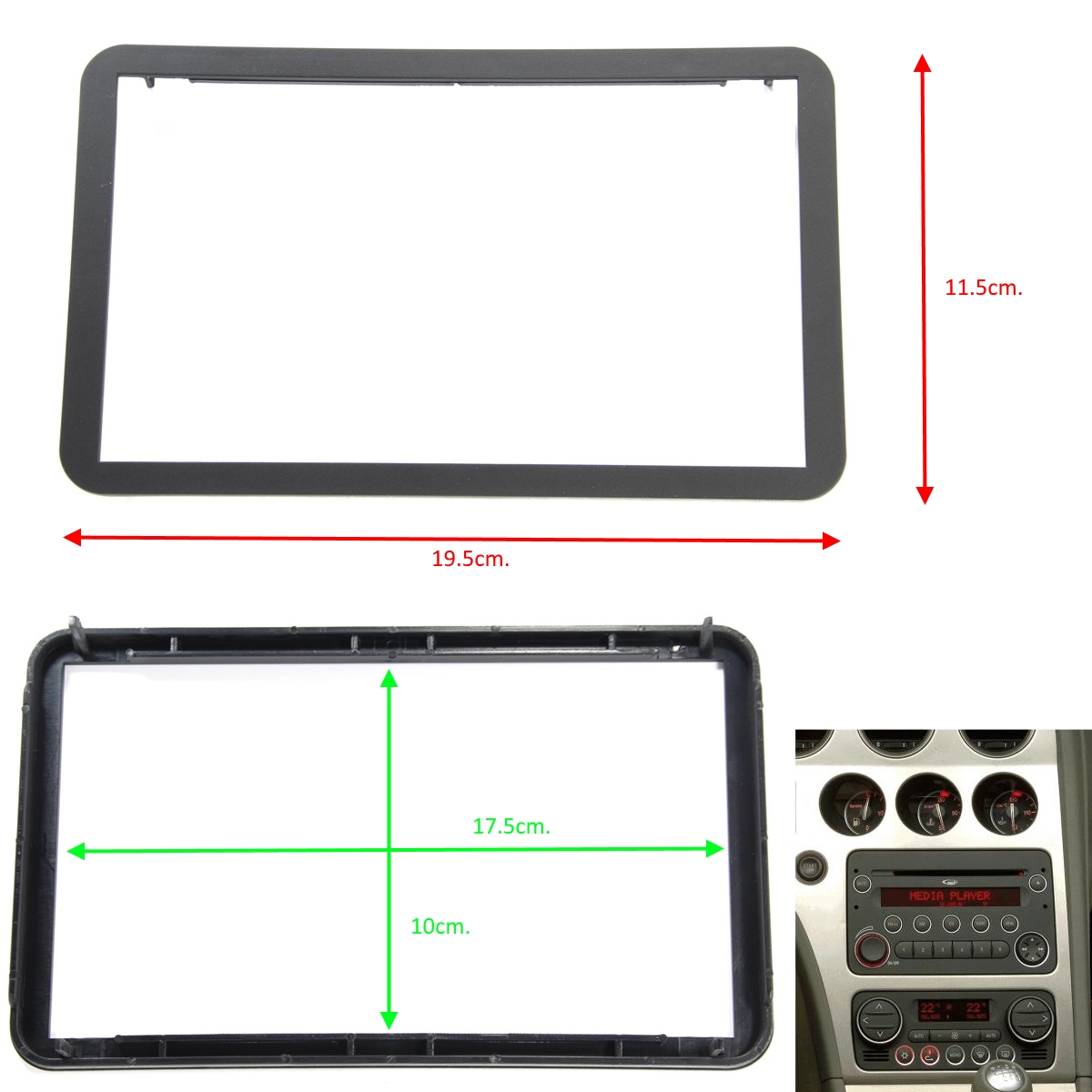 Рамка, адаптер за мултимедия ALFA 159,2005+,2DIN