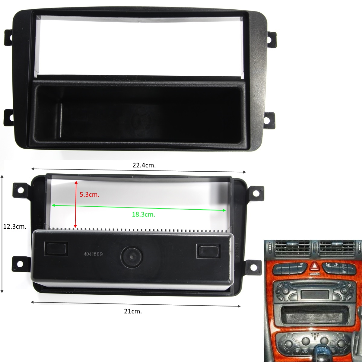 Рамка за авто радио MERCEDES, C, W203, VITO/VIANO (W639)