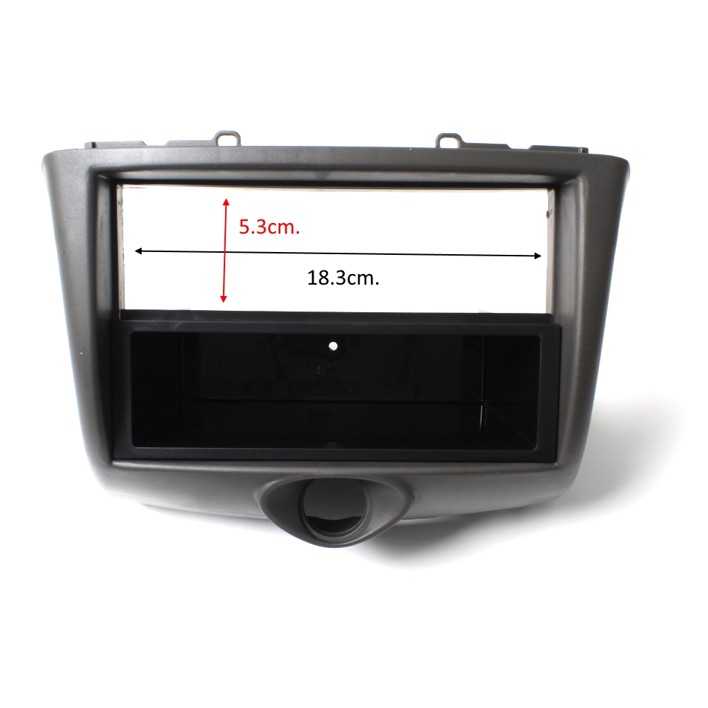 Рамка за радио и медия 2DIN, TOYOTA YARIS I, FACELIFT 2003+