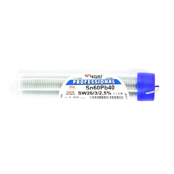 Тинол 1mm./10gr. SN60 PB40 CYNEL