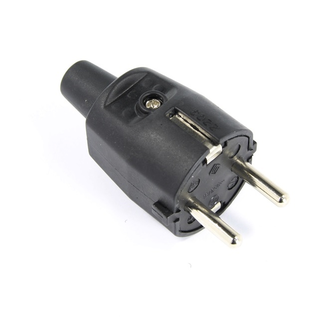 Щепсел шуко гумен 16A 250V