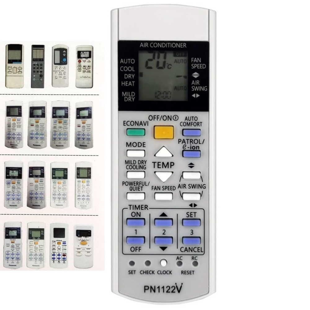 Универсално дистанционно за климатик PANASONIC, A75C, PN1122V