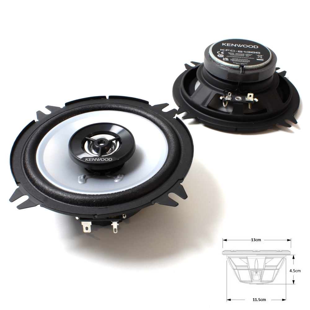 ГОВОРИТЕЛИ ЗА АВТОМОБИЛ KENWOOD KFC-S1366 5" 13cm. комплект 2бр.