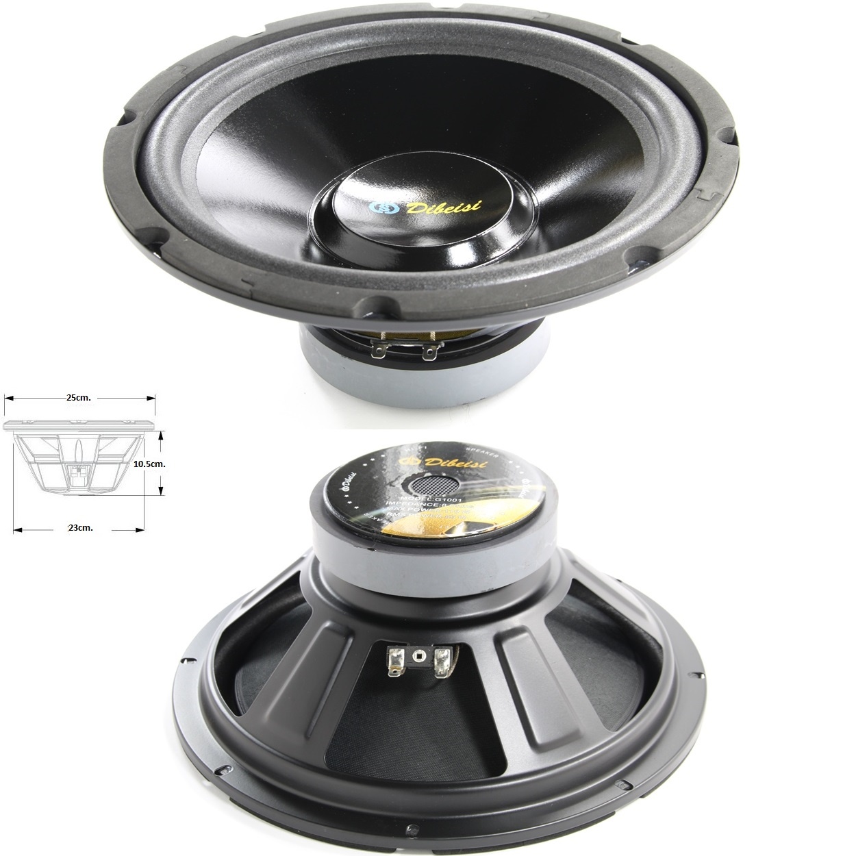 Нискочестотен говорител бас DBS G1002 8ohm. 10"