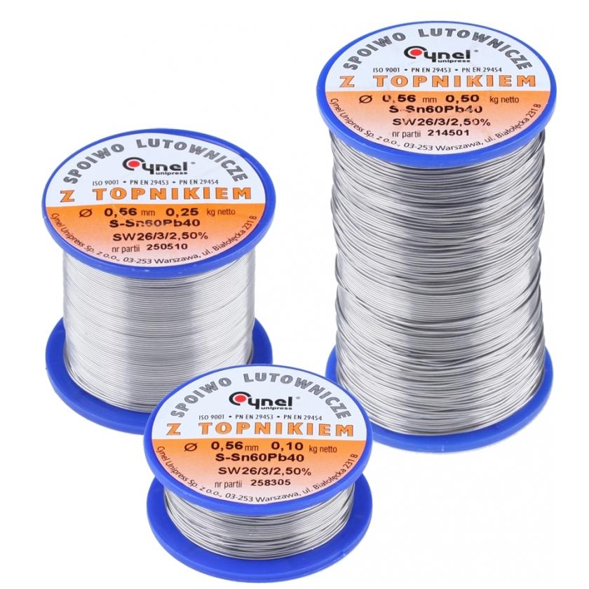 Тинол 0.9mm./250gr. SN60 PB40 CYNEL