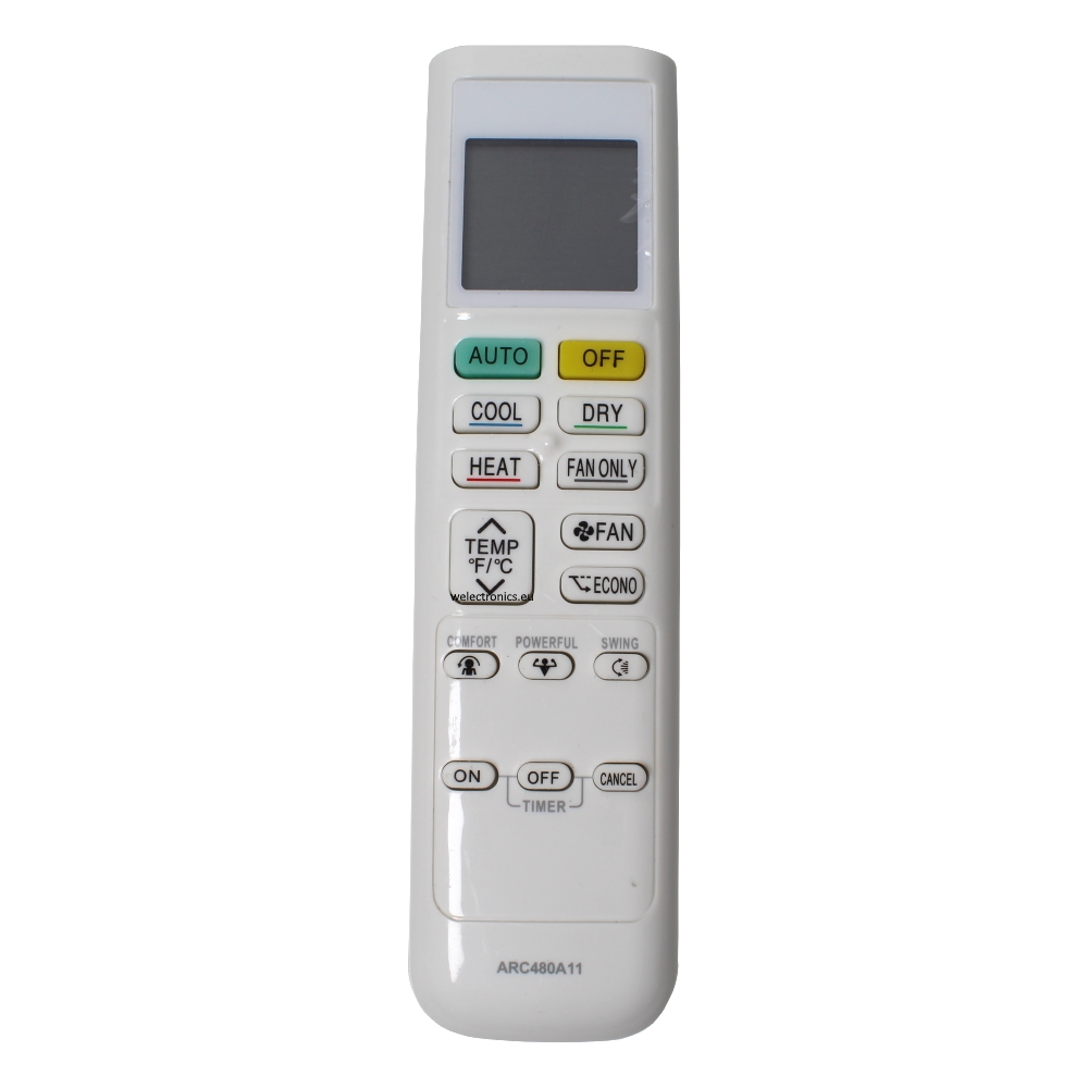 Дистанционно за климатик DAIKIN ARC480A11,480A1, A2, A3......A37