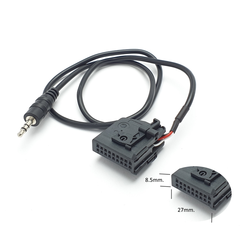 Адаптер кабел AUX VW SEAT SKODA MFD2 RNS RNS2