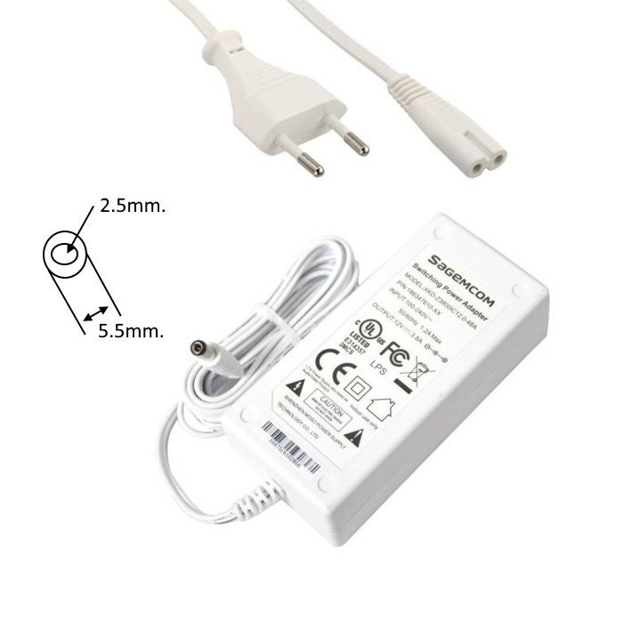 Захранване 12V 3.8A стабилизирано ORIGINAL